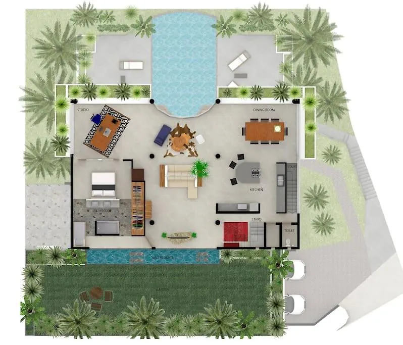 Casa Phil - Amazing Sea View Luxury Modern, Fully Staffed Villa Las Terrenas 0*,